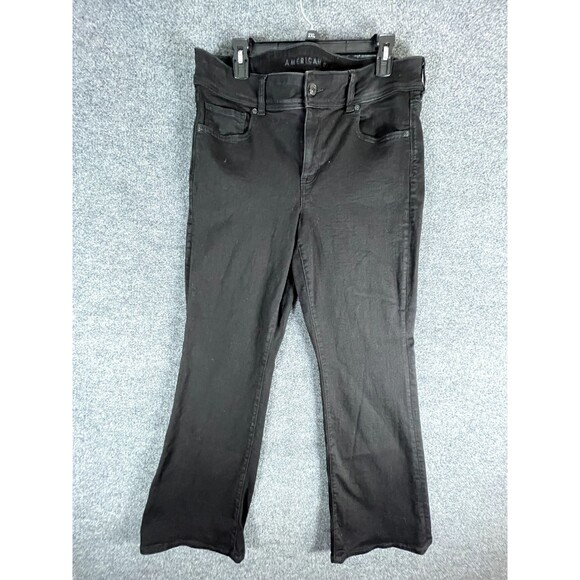 American Eagle Outfitters Black Boot Cut Jeans - Picture 1 of 8